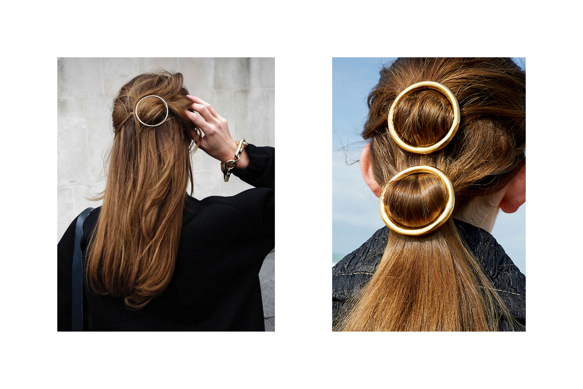 CIRCLE HAIR CLIPS