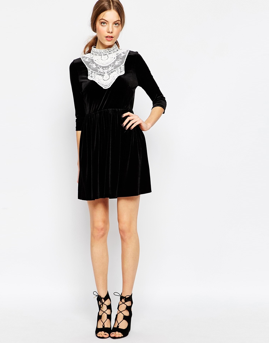 ASOS VELVET DRESS