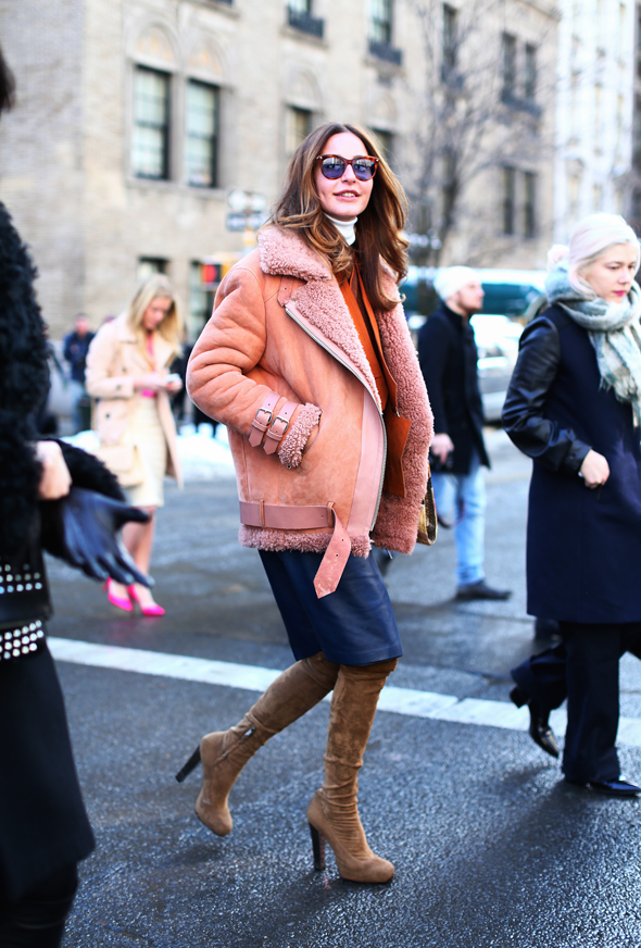 SHEARLING MOTO  JACKET