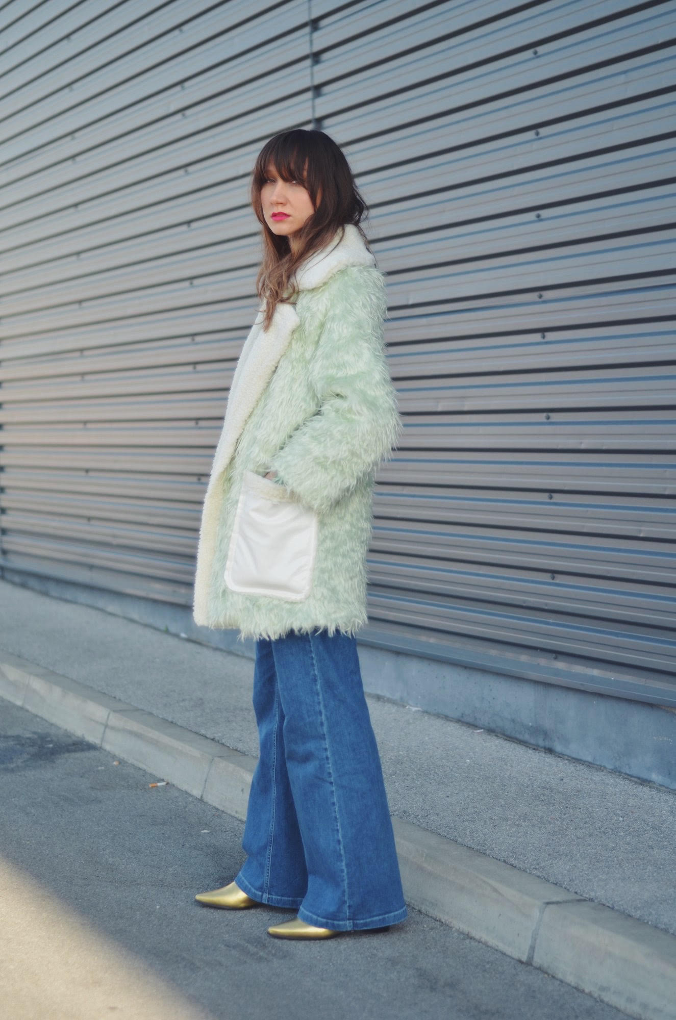 SHEIN MINT COAT