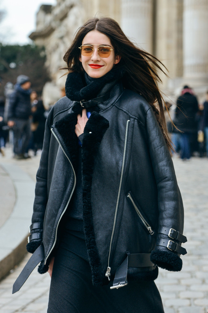 SHEARLING MOTO  JACKET