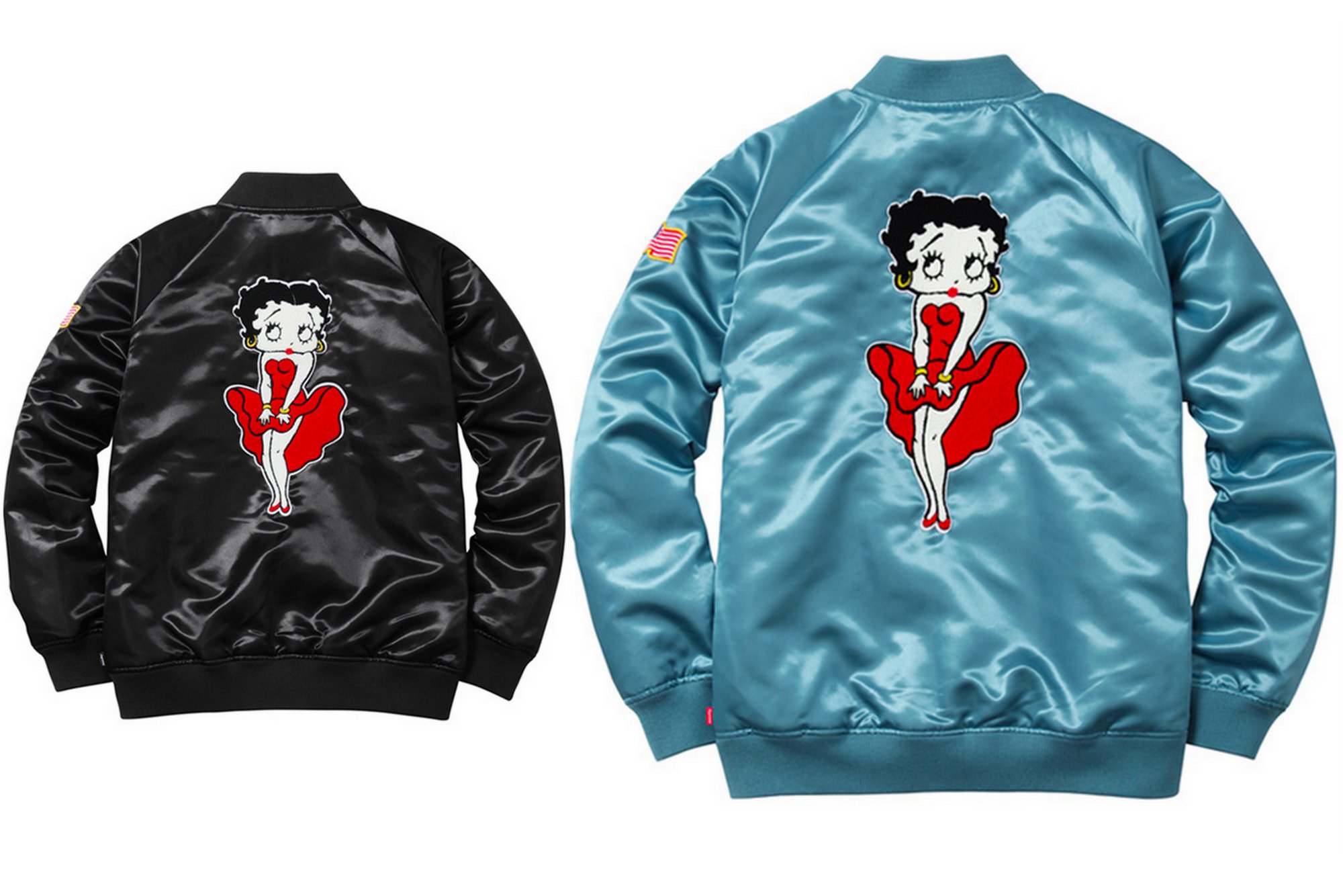 supreme-betty-boop-satin-varsity-jacket