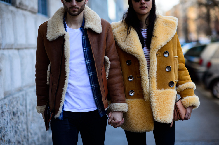 CAMEL SHEARLING